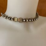 J.Crew  Antique Gold Tone Rhinestone Bib Necklace Photo 2