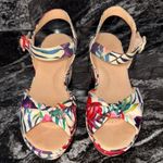Ouo Floral Women's Sandals 3” Red Size 8 Photo 0