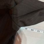 Ann Taylor  Women's Wool Striped Single Breasted Two-Button‎ Blazer Gray Size 10P Photo 5