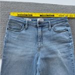 Universal Threads Universal Thread High Rise Slim Straight Distressed Light Wash Blue Jeans Sz 10 Photo 9