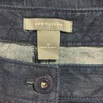 Ann Taylor Dark Wash Denim Knee Length Straight Pencil Skirt 14 Photo 7