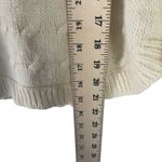 Wallace Women's‎ Size Medium Cream Mohair Wool Cable Knit Sweater Photo 6