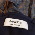 Bailey 44 Brandi Chiffon Dress Womens S Blue Medallion Print Long Sleeve Sheer Photo 13