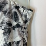 Talbots  Petites Floral Dress Sweetheart Neckline Retro Pinup Girl Black White 6P Photo 5