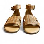 LC Lauren Conrad Niviann Woven Sandals Cognac Size 6 Photo 2