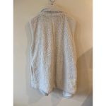 Aerie  Long Sherpa Vest Size Large/XL Cream Color Photo 1