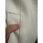 Tahari  ASL Off-White/ Cream Woven Blazer Suit Jacket Decorative Stitching Mod 6 Photo 3