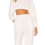 Michael Costello  X Revolve White crop sweater Photo 8