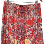 JM Collection  Women's Floral Wide Leg Bohemian Palazzo Pull On Boho Red Medium‎ Photo 2