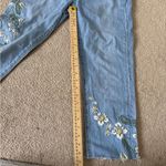 Madewell  The Perfect Vintage Summer Jeans Embroidered Edition Size 24 Floral Photo 9