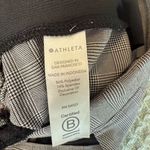 Athleta  Brooklyn Plaid Ankle Pant Womens 4T Tall Black White Athleisure Travel Photo 4