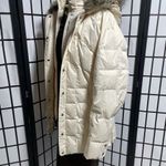 Columbia  Women's Off-White Puffer Jacket with Faux Fur Hood Photo 1