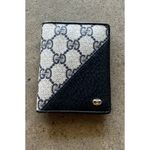 Gucci Vintage Authentic Card Holder Double Pocket Slot Light Weight Wallet Photo 2