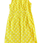 Calvin Klein Yellow Floral Print Sheath Dress Sunflower Sleeveless Size 12 Women Photo 0