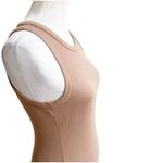 L'Agence L’agence Ellis Ribbed Midi Dress In Ginger Size Small Bodycon Beach Photo 3