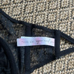 Urban Outfitters  OU Black Lace Corset Bustier Top Size Medium Photo 4