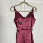 Pinkblush NWT Essue Pink Blush Mauve V Neck Maternity Faux Wrap Dress Size Small Photo 3