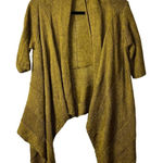 Eileen Fisher Italian alpaca and silk green open cardigan women’s medium Photo 0