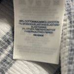 Lands' End Lands’ End Women’s L Striped Split Neck 3/4 Sleeve Top Navy White Photo 2