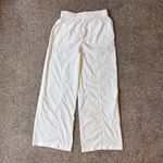 Reformation White Wide-Leg Pants Photo 3