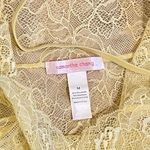 Samantha Chang All Lace Classic Slip size M Buttercup Yellow Fitted Chemise Size M Photo 2