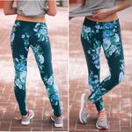 ALBION FIT Antigua Floral Compression Leggings Cobalt Rose Floral Womens Size XS Photo 10