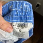 Salt Life  tropical Hawaiian shorts women’s size large blue white coral Photo 7