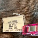 Vintage Chaus Olive Green Linen blend Jacket/blouse size Large oversized Photo 3