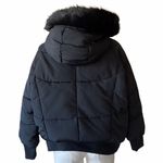 ZARA NWT  Hooded Puffer Jacket Water  Repellent Black bloggers Fav Photo 4