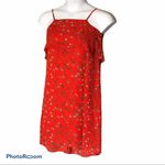 Tabitha Webb Red Daisy Ruffle Midi Sundress NWT Size 2 Photo 1