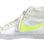 Nike Blazer Mid 77 White Lace Up Leather Trainers Walking Sneakers Shoes Sz 6.5 Photo 0