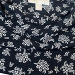 Michael Kors Floral 3/4 Sleeve Pullover Crew Neck Mini Dress Black White Small Photo 6