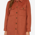 Old Navy Size Small Rust Red Shacket Jacket New With Tags Photo 0