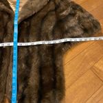 Vintage 1950's Regina Glenara by Glenoit faux fur Cape Stole Balero Wrap Brown Size M Photo 10
