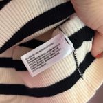 A New Day ribbed square neck striped pullover sweater XL Photo 5