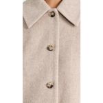 Reformation ๐๐ Rocky Oversized Shirt Jacket ~ Beige Large L NWT Photo 9