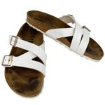 Birkenstock Yao Sandals White Double Buckle 37 L6M4 Photo 12