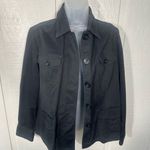 Willi Smith Will Smith Women’s Black Button Down Jacket/Blazer Size Large EUC Photo 1