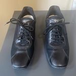Salvatore Ferragamo  Black Wedge Lace Up Sport Shoes $740 EUC US Wmn 7 Photo 3