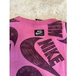 Nike Icon Clash Sweatshirt Womens 3X Pink Cropped Pullover Sweater Sportswear Photo 10