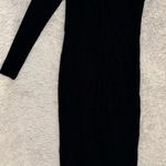 New Marcella Lydia one shoulder long sleeve Black maxi Dress sz S Photo 0