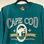 Vintage Hanes Cape Cod Graphic Crewneck Sweatshirt XL Blue Photo 4