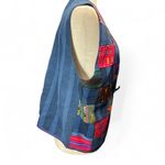 Vintage Boho Hippie Patchwork Embroidered Vibes Unique Festival Vibes Blue Size undefined Photo 3