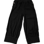 Free People Gauze Lantern Harem Pull-On Pants Pockets Black size Small Photo 0