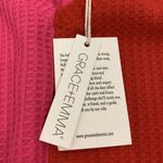 Grace Emma Top Medium Pink Thermal Long Sleeve‎ NWT Y2K Retro Photo 3