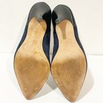 Madewell  Shoes‎ Womens Black Blue Suede Heels Cocktail Dress Work Pumps Size 9.5 Photo 4