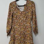 & Other Stories & Other Stories frill hem mini dress in 70's flower print Size 4 Photo 4