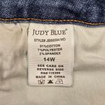 Judy Blue  Mid Rise Tummy Control Destroy Flare Denim Jean Size 14W Photo 7