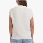 Weatherproof Vintage Cotton Cap Sleeve Sweater Photo 6