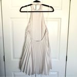Abercrombie & Fitch White The A&F Giselle Pleated Trapeze Mini Dress Size M Photo 6